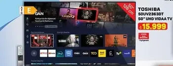 TOSHIBA 50UV2363DT 50" UHD VIDAA TV